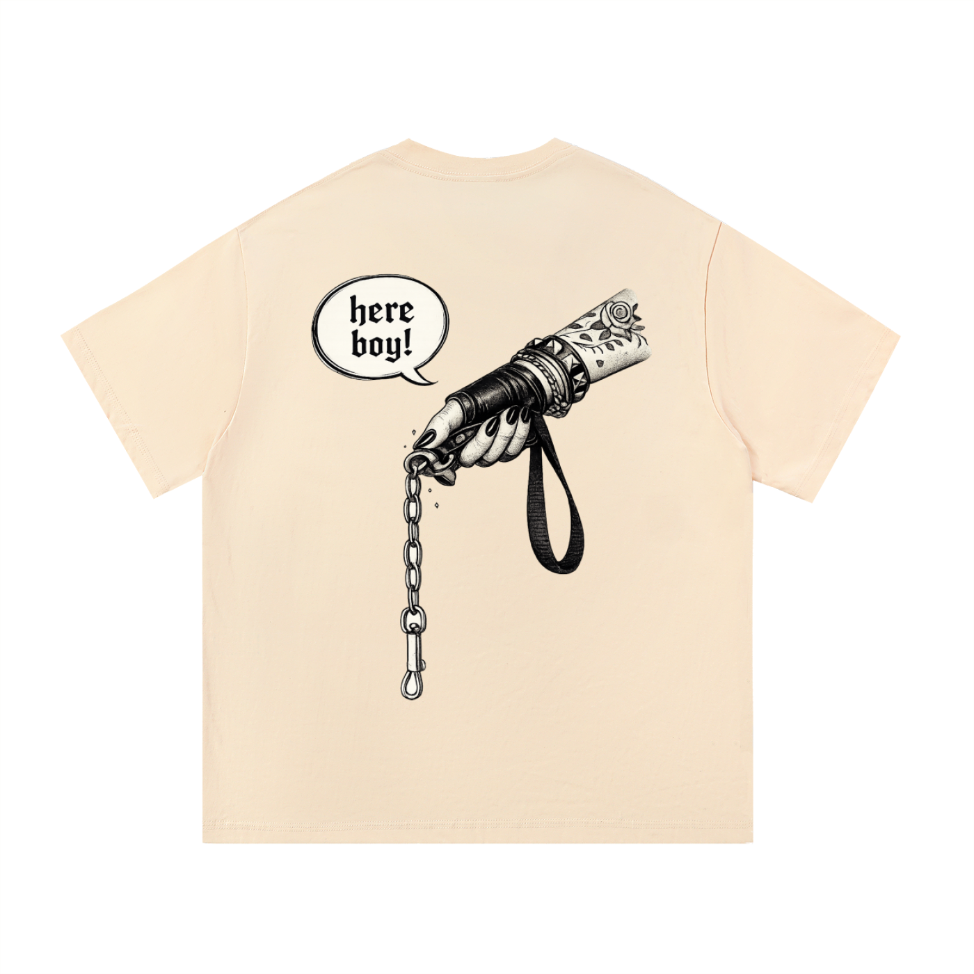 “Here Boy” Essential Cotton T-Shirt