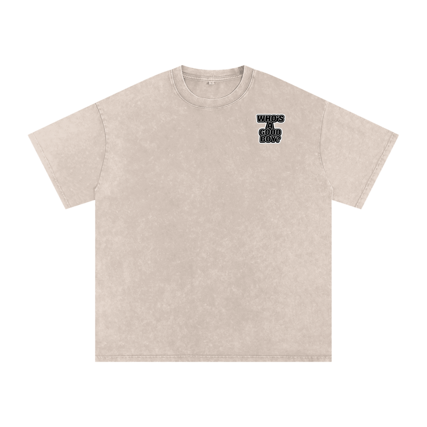 Who’s a GoodBoy Snow Washed Oversized Cotton T-Shirt