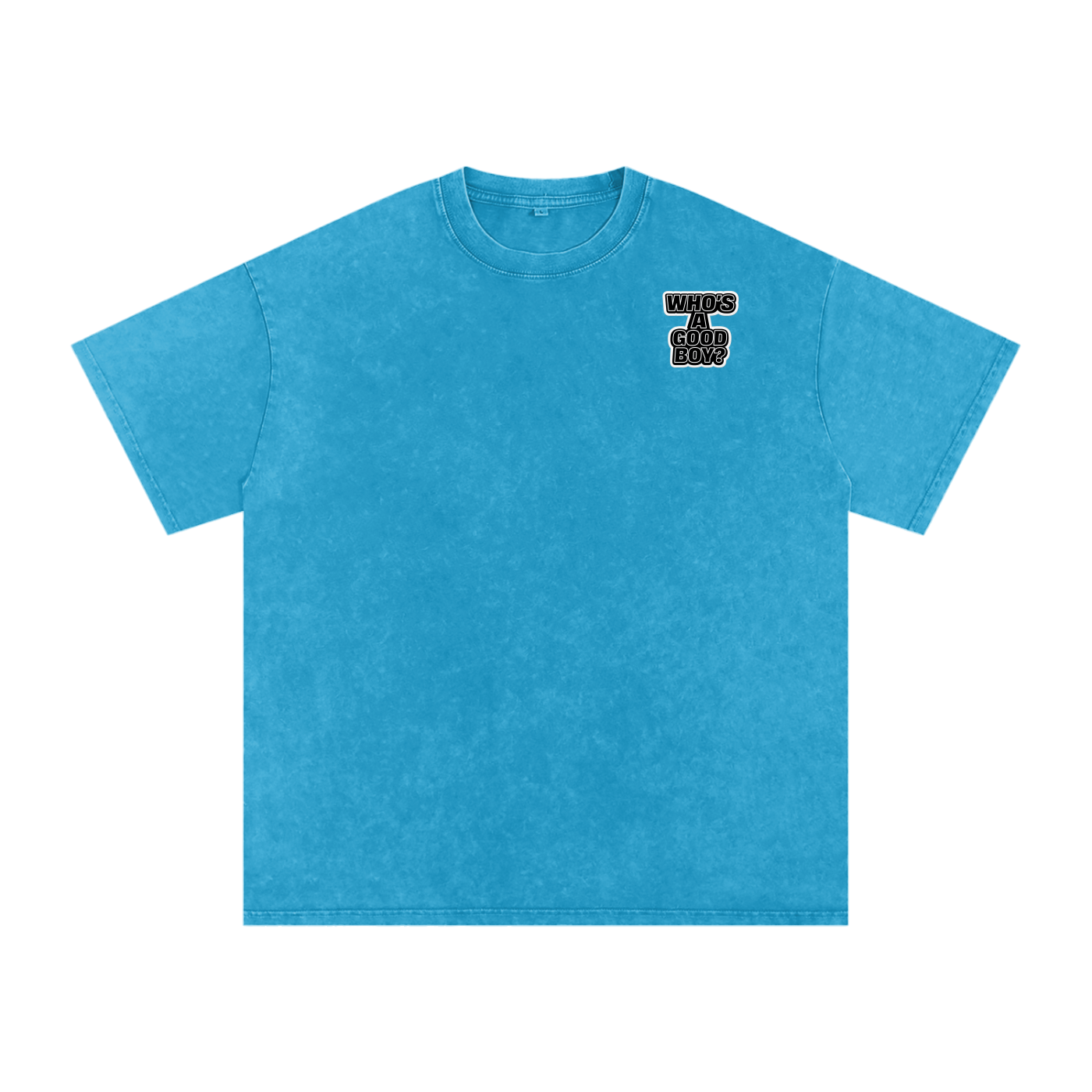 You’re such a Good Boy Snow Washed Oversized Cotton T-Shirt