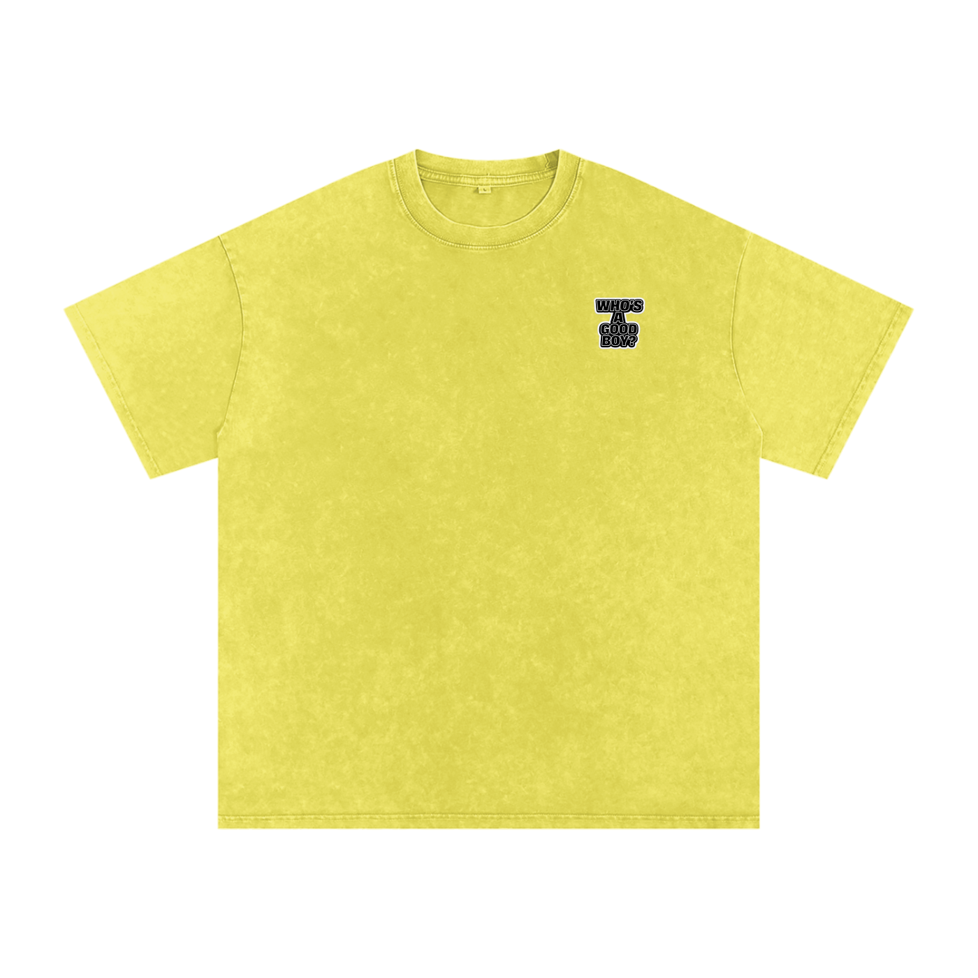 “You’re such a good boy” Snow Washed Oversized Cotton T-Shirt