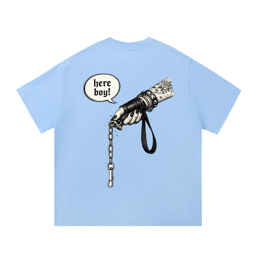 “Here Boy” Essential Cotton T-Shirt
