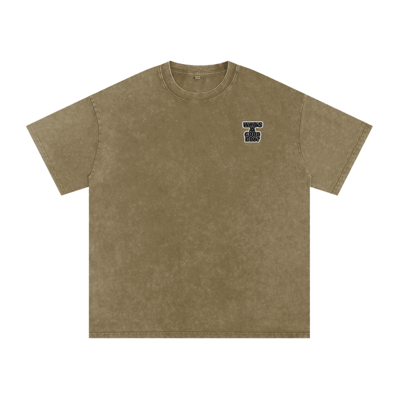 “You’re such a good boy” Snow Washed Oversized Cotton T-Shirt