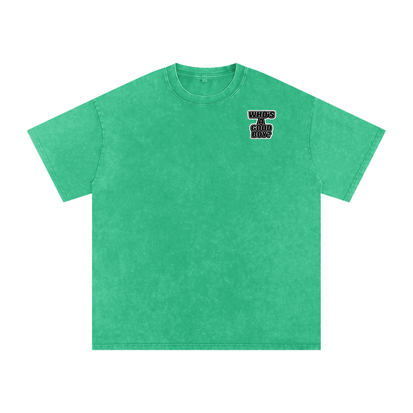 Who’s a GoodBoy Snow Washed Oversized Cotton T-Shirt