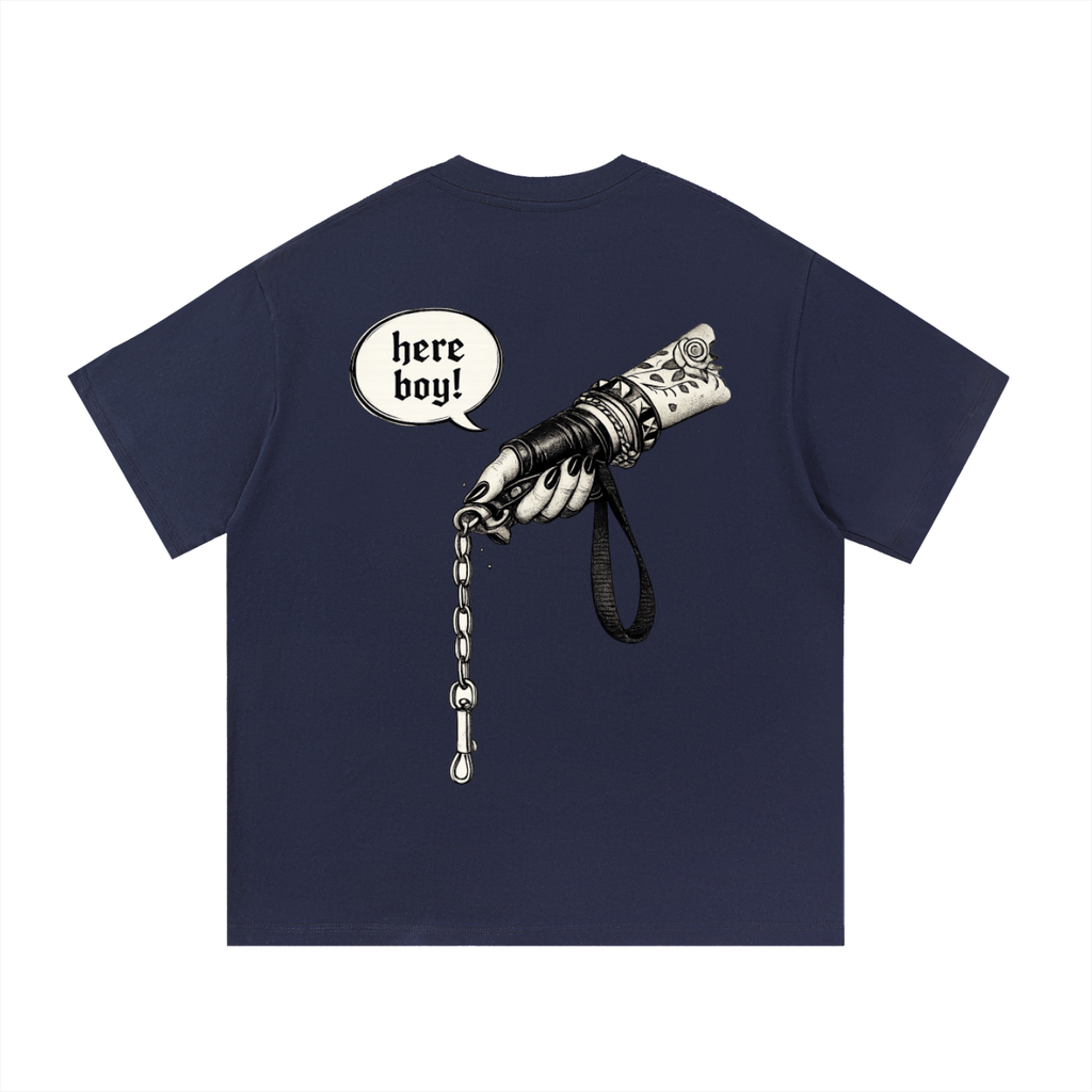 “Here Boy” Essential Cotton T-Shirt