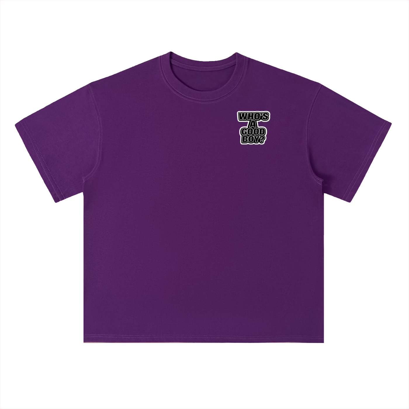 “SIT” Heavyweight Drop Shoulder Cotton T-Shirt