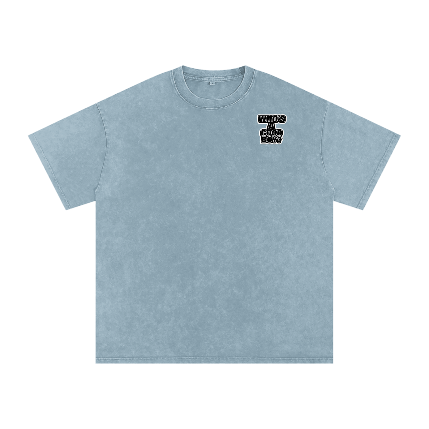 Who’s a GoodBoy Snow Washed Oversized Cotton T-Shirt