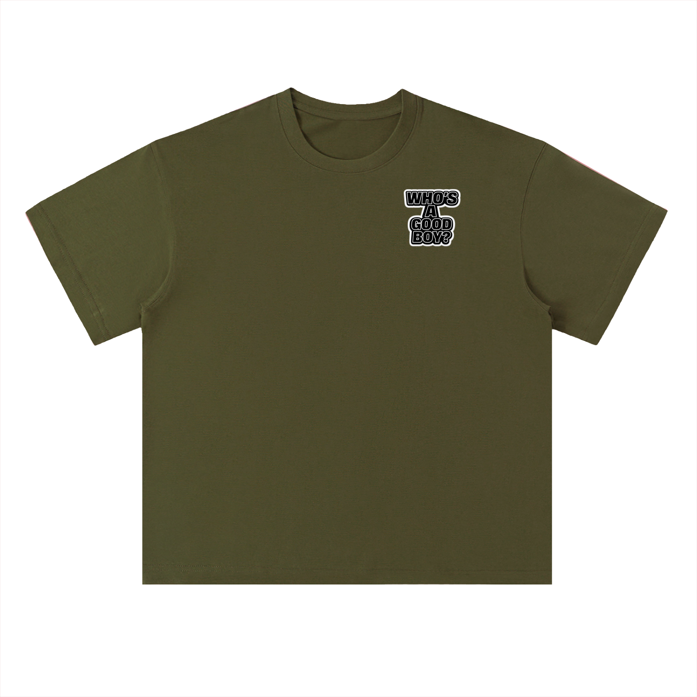 “SIT” Heavyweight Drop Shoulder Cotton T-Shirt
