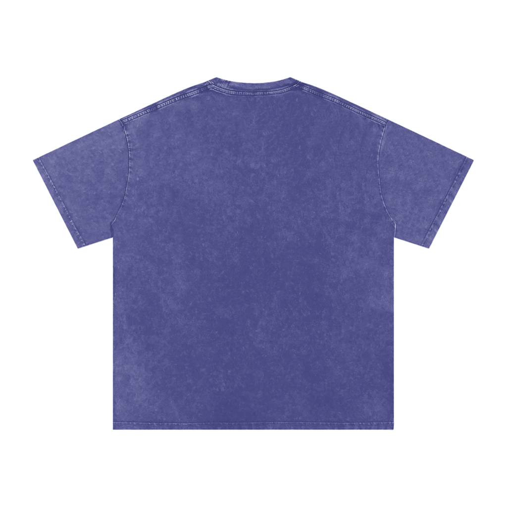 Who’s a Good Boy Never Basic T Snow Washed Oversized Cotton T-Shirt