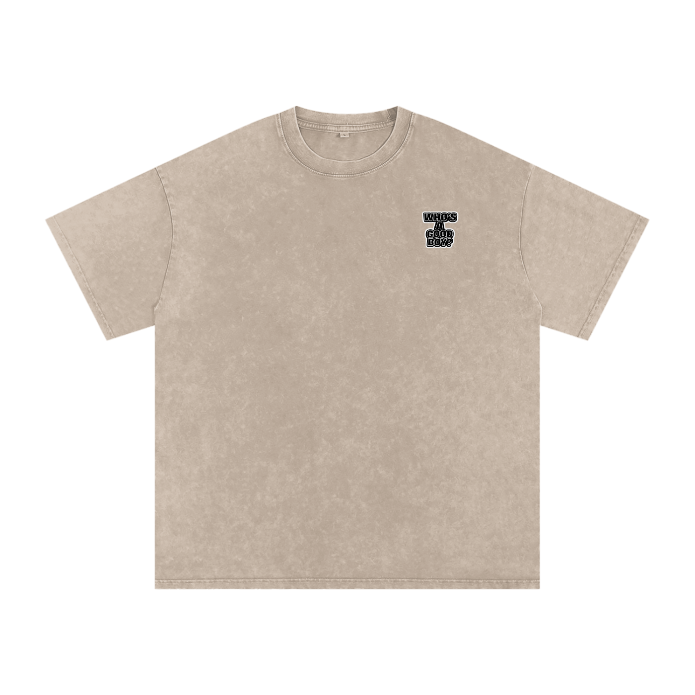 “You’re such a good boy” Snow Washed Oversized Cotton T-Shirt