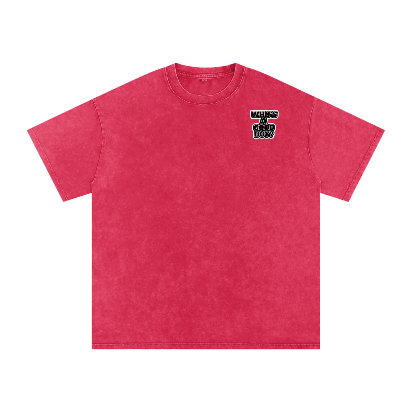 You’re such a Good Boy Snow Washed Oversized Cotton T-Shirt