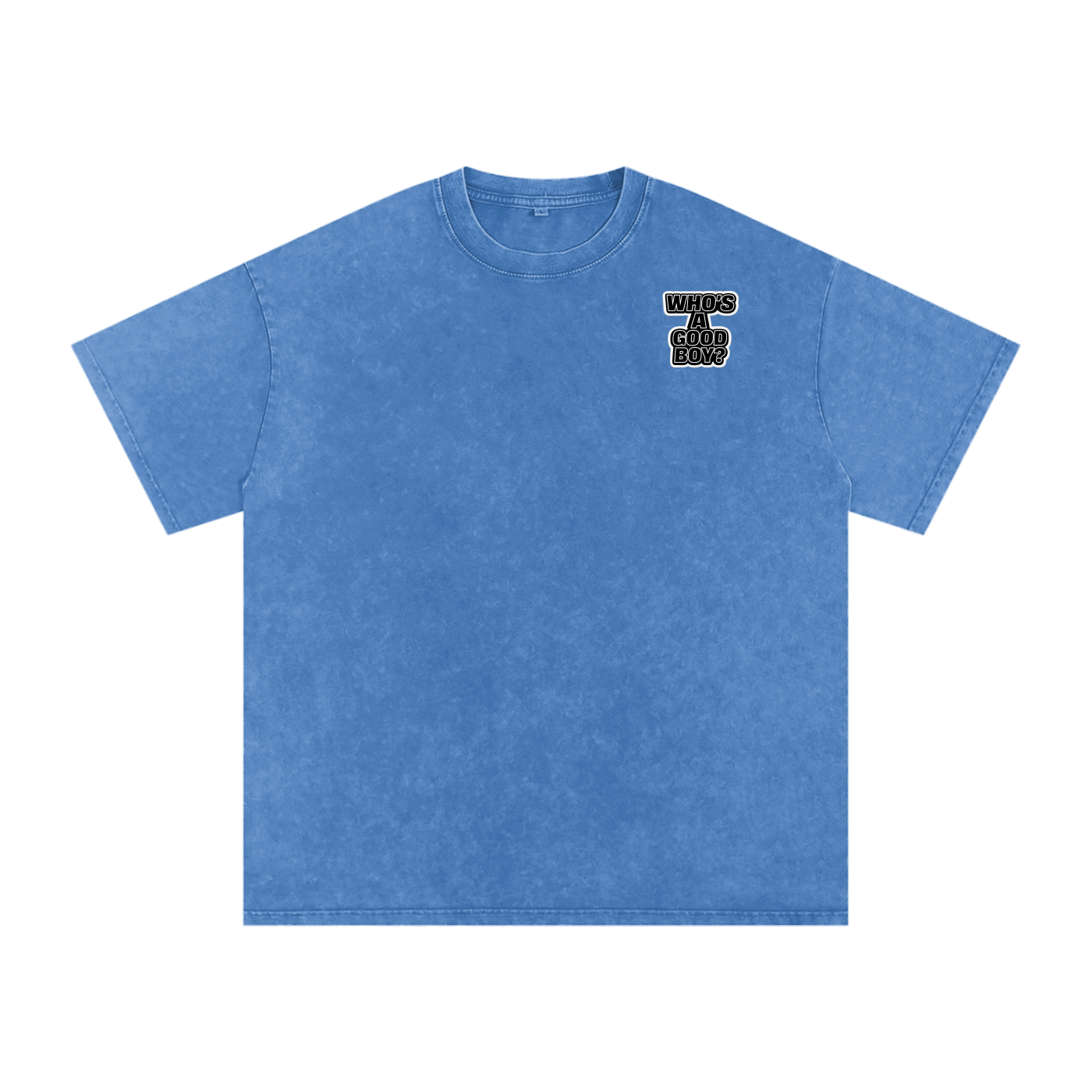 You’re such a Good Boy Snow Washed Oversized Cotton T-Shirt