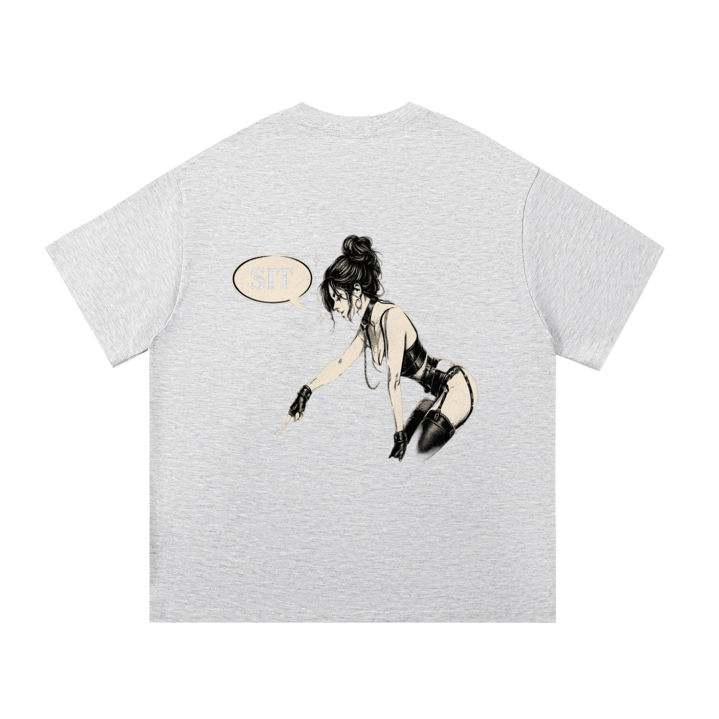 “Sit” Essential Cotton T-Shirt