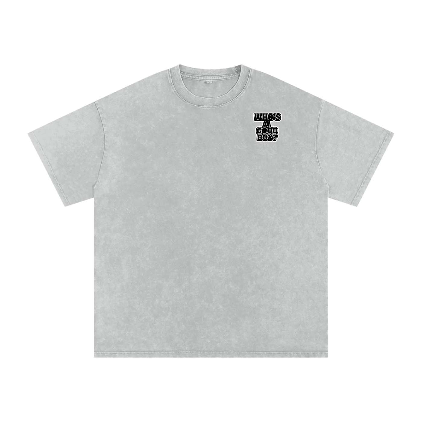 Who’s a GoodBoy Snow Washed Oversized Cotton T-Shirt