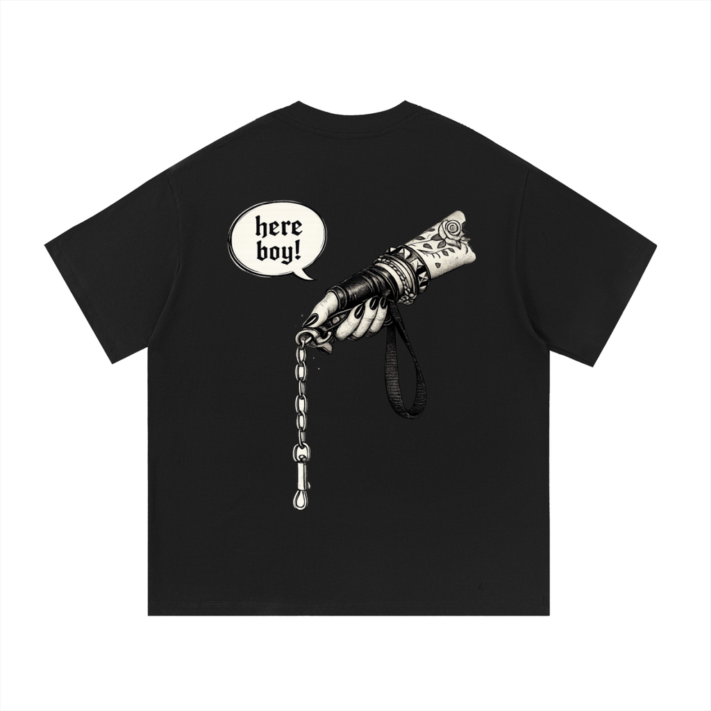 “Here Boy” Essential Cotton T-Shirt
