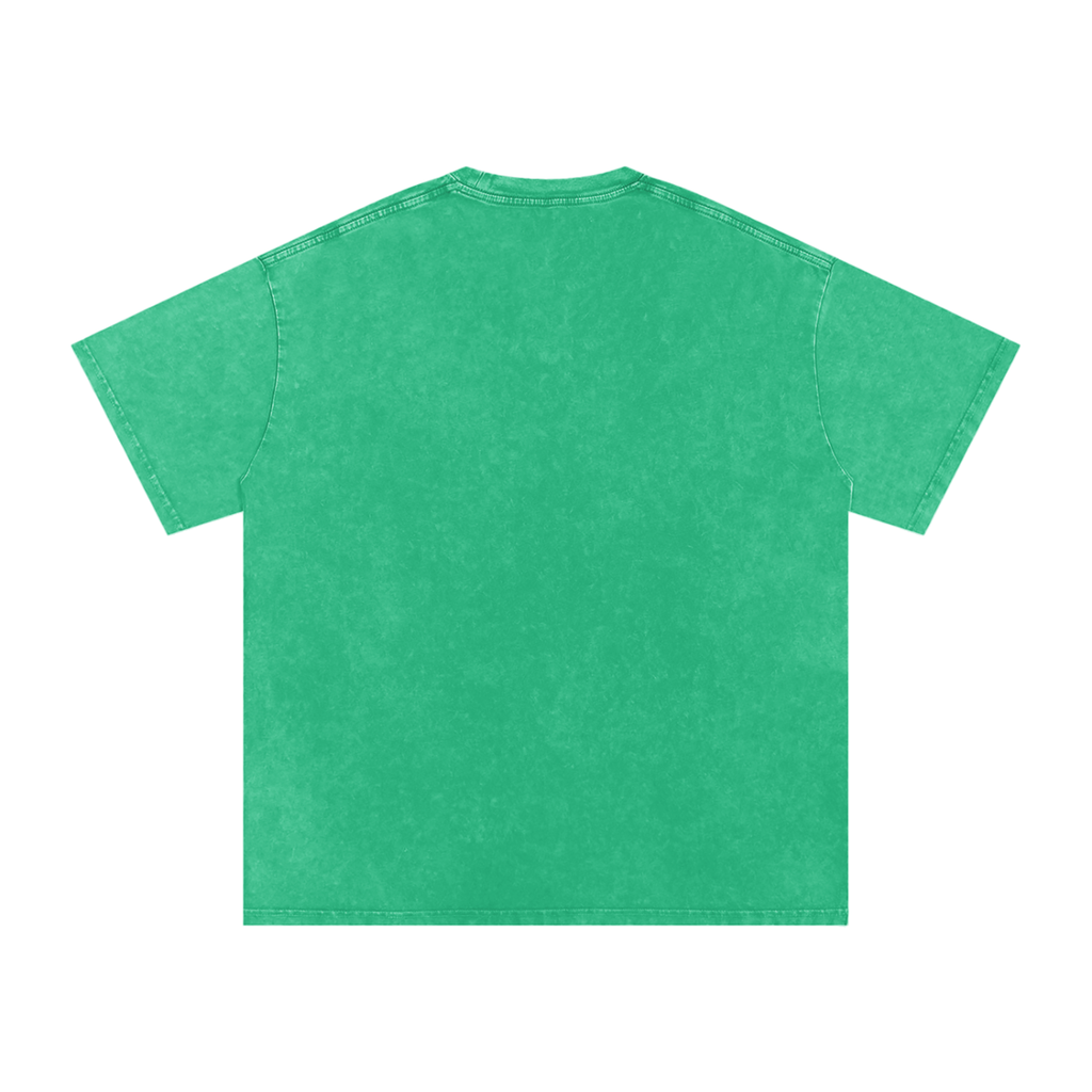 Who’s a Good Boy Never Basic T Snow Washed Oversized Cotton T-Shirt