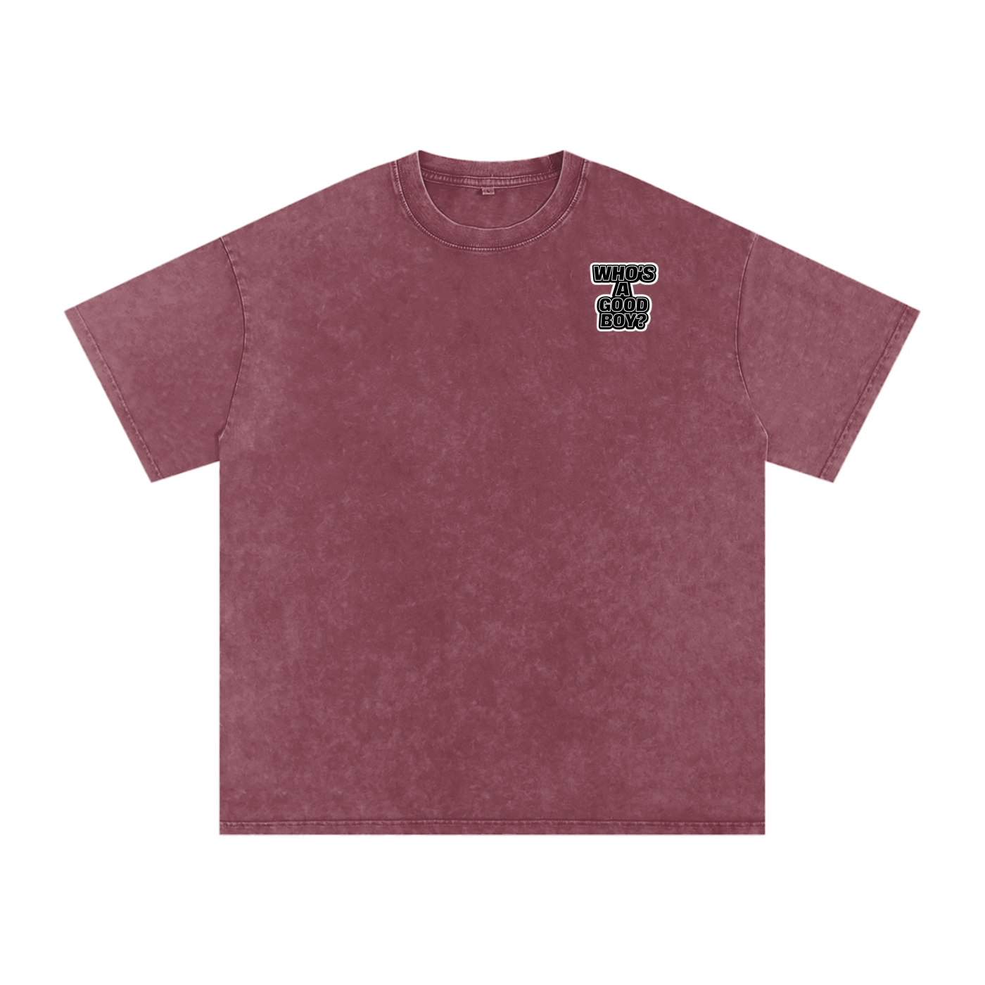 Who’s a GoodBoy Snow Washed Oversized Cotton T-Shirt
