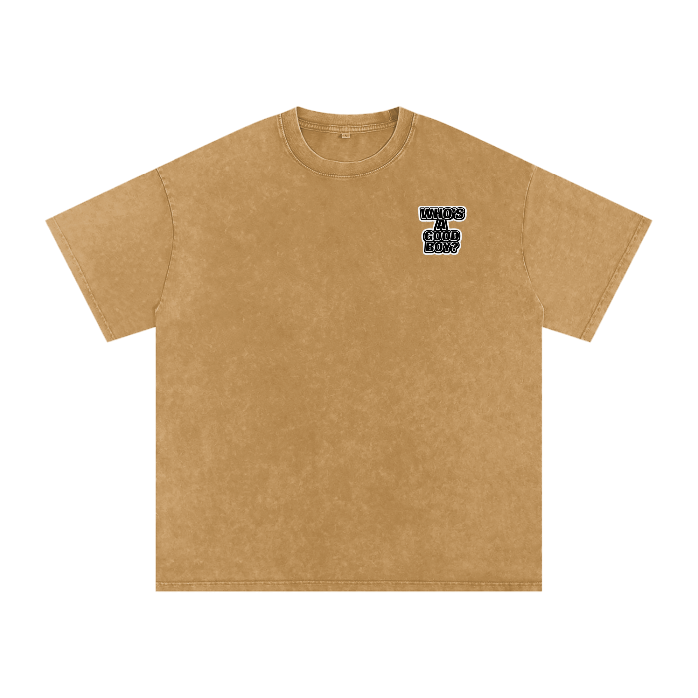 You’re such a Good Boy Snow Washed Oversized Cotton T-Shirt