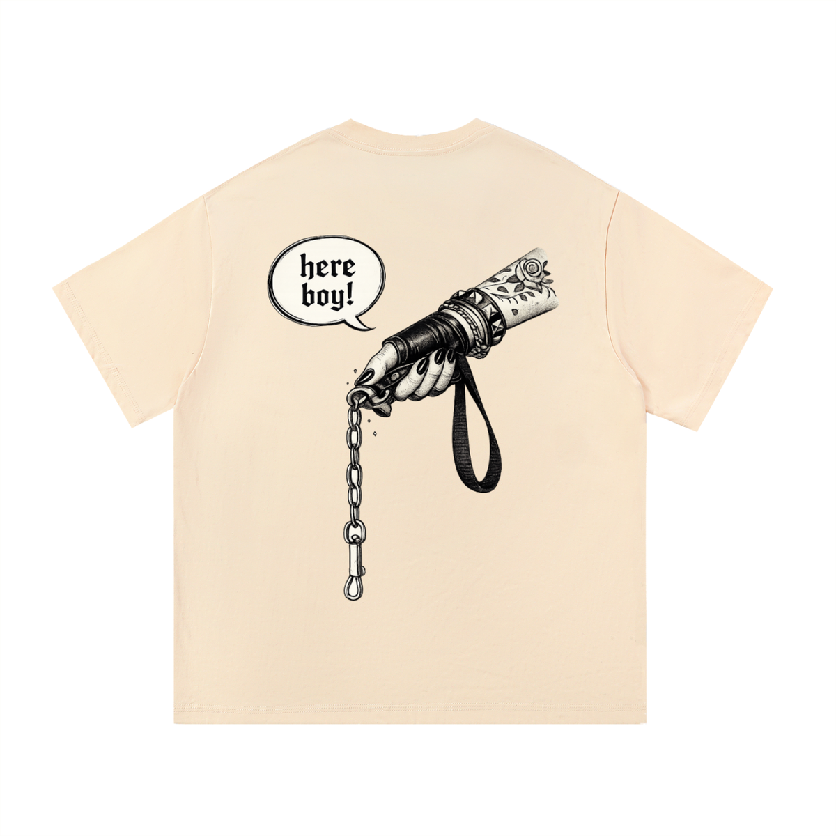 “Here Boy” Essential Cotton T-Shirt