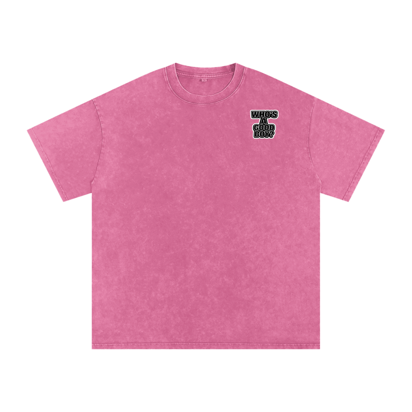 You’re such a Good Boy Snow Washed Oversized Cotton T-Shirt
