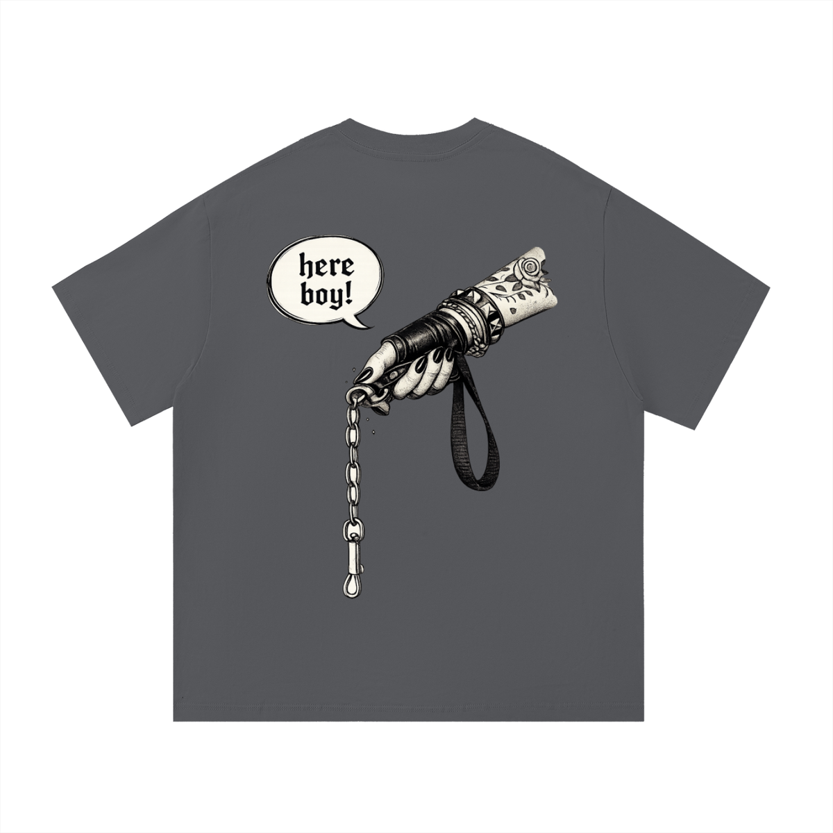“Here Boy” Essential Cotton T-Shirt