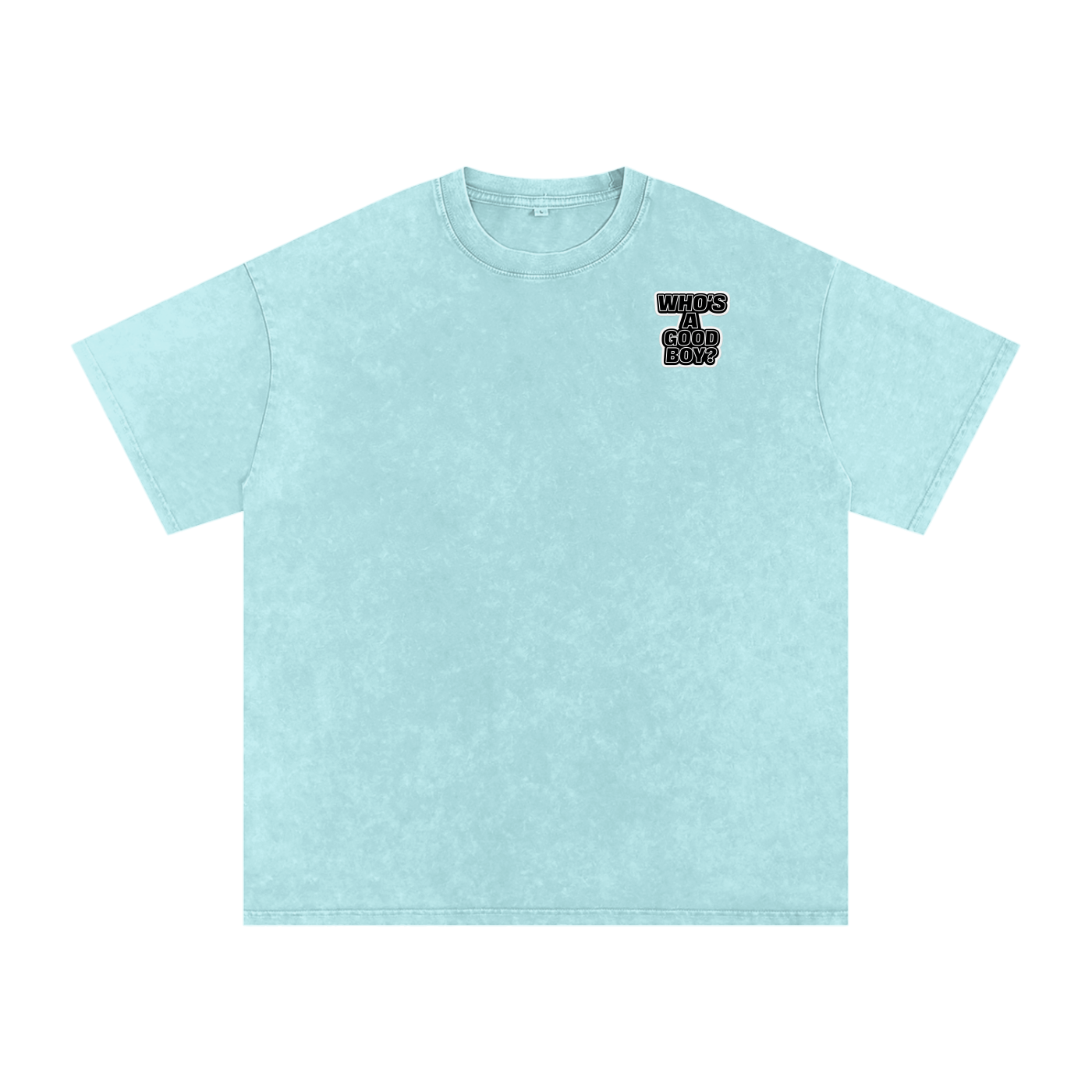 Who’s a GoodBoy Snow Washed Oversized Cotton T-Shirt