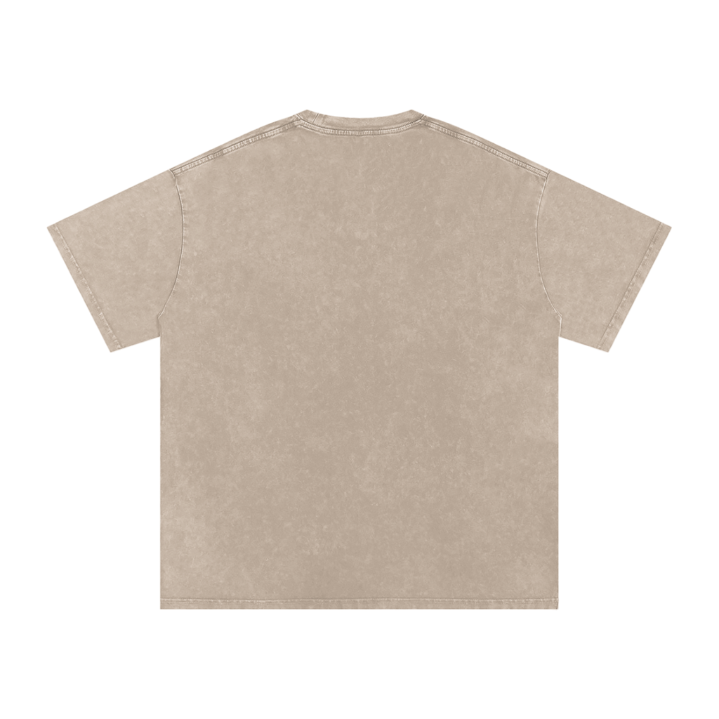 Who’s a Good Boy Never Basic T Snow Washed Oversized Cotton T-Shirt