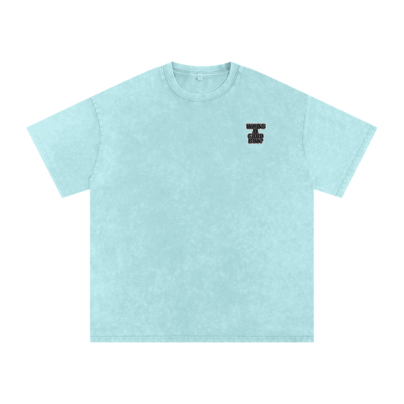 “You’re such a good boy” Snow Washed Oversized Cotton T-Shirt