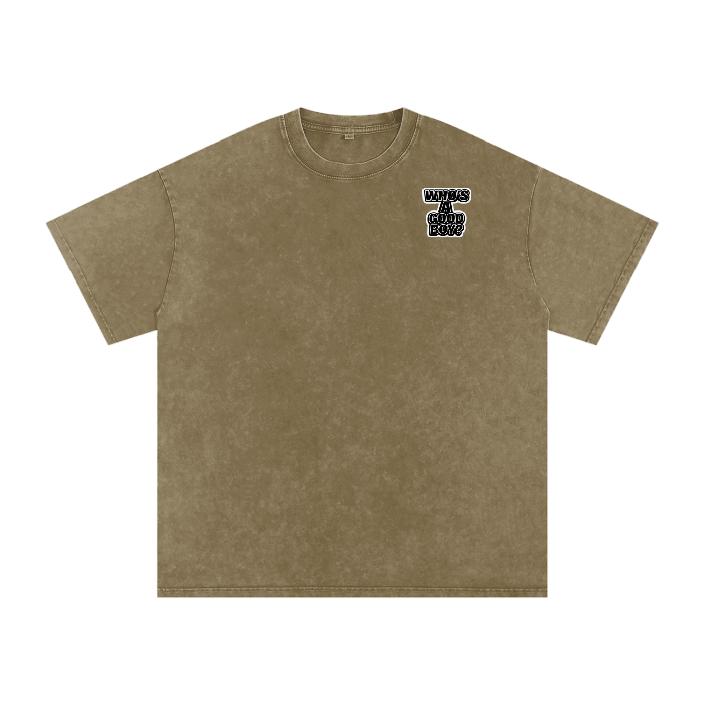 Who’s a GoodBoy Snow Washed Oversized Cotton T-Shirt