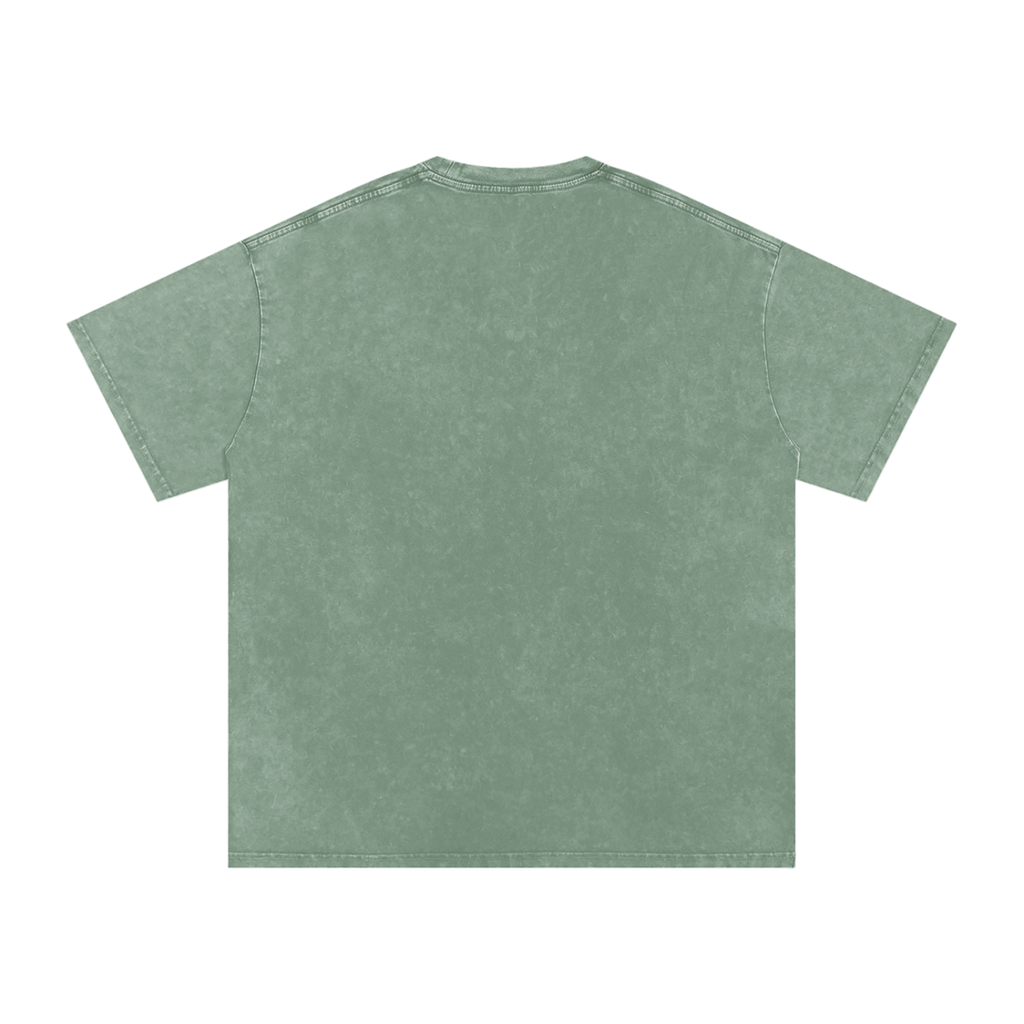 Who’s a Good Boy Never Basic T Snow Washed Oversized Cotton T-Shirt