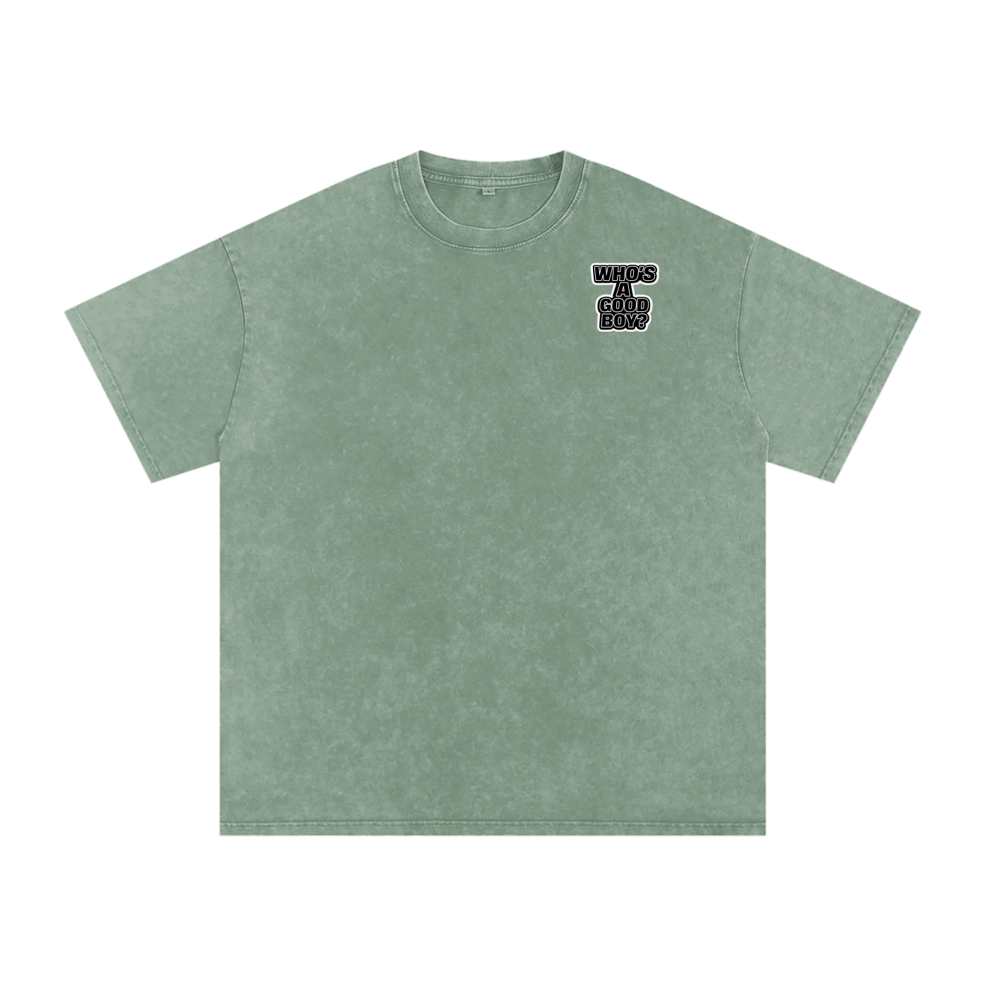 Who’s a GoodBoy Snow Washed Oversized Cotton T-Shirt