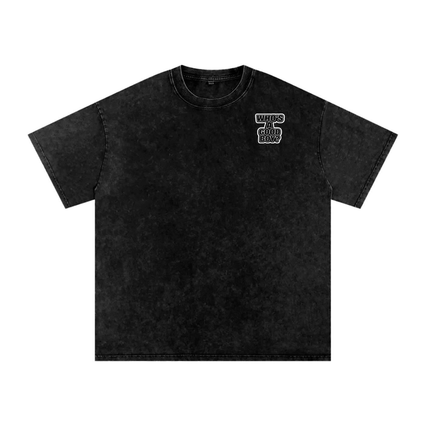 Who’s a GoodBoy Snow Washed Oversized Cotton T-Shirt