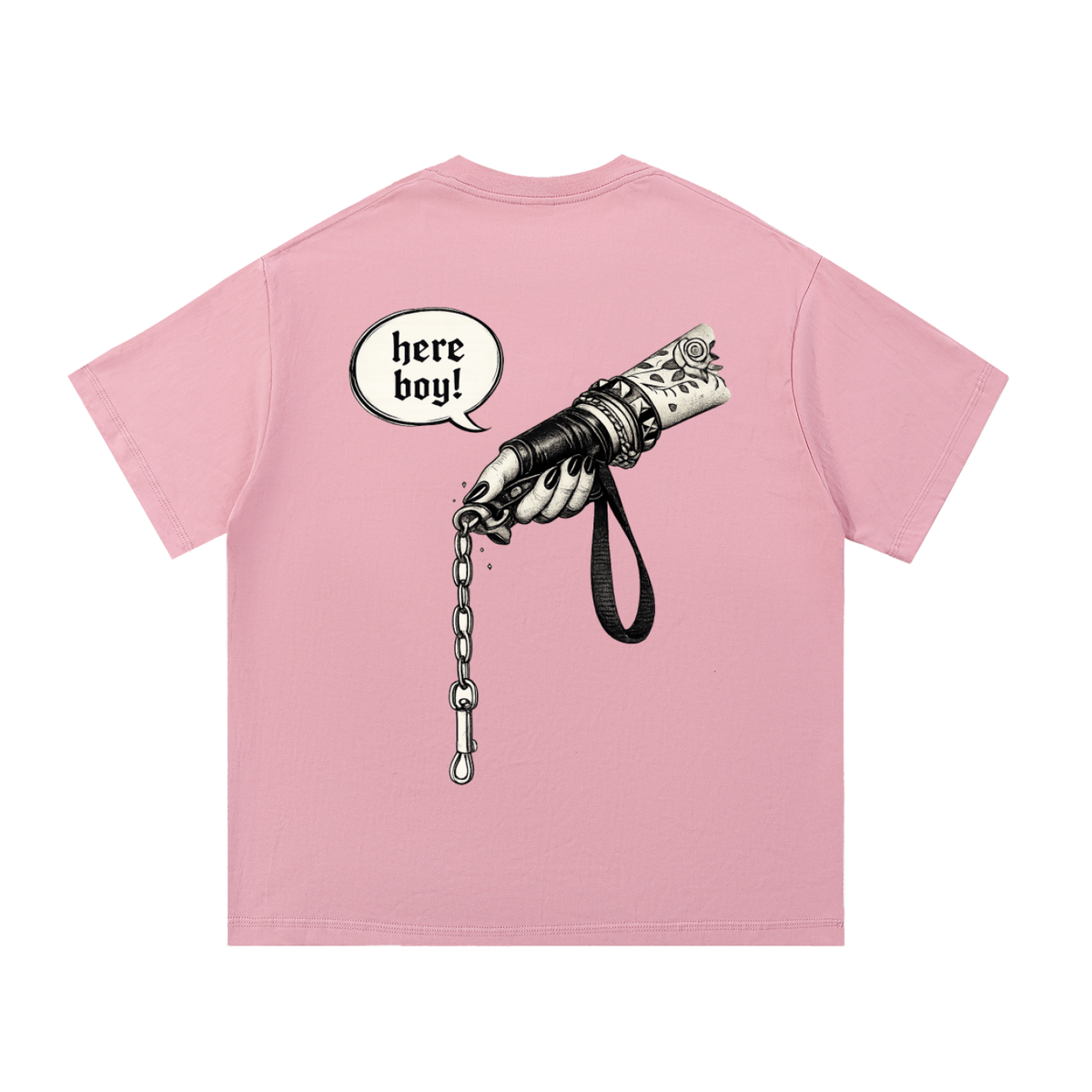 “Here Boy” Essential Cotton T-Shirt
