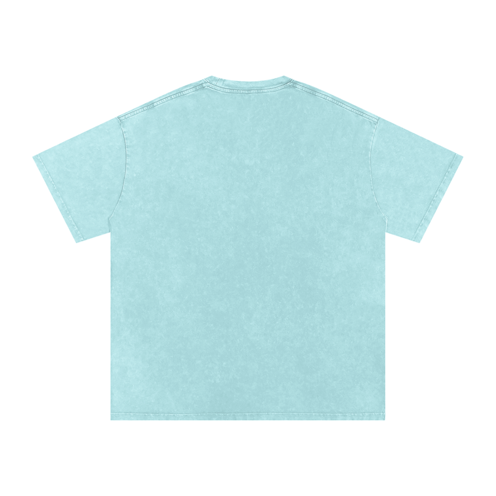 Who’s a Good Boy Never Basic T Snow Washed Oversized Cotton T-Shirt