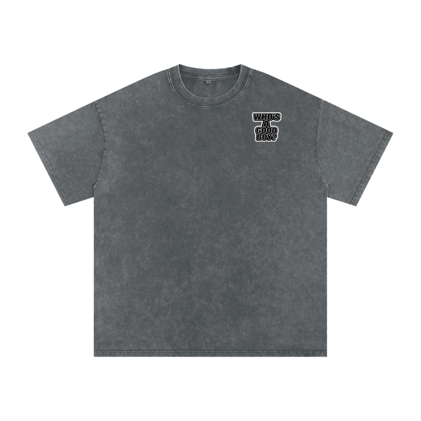 Who’s a GoodBoy Snow Washed Oversized Cotton T-Shirt