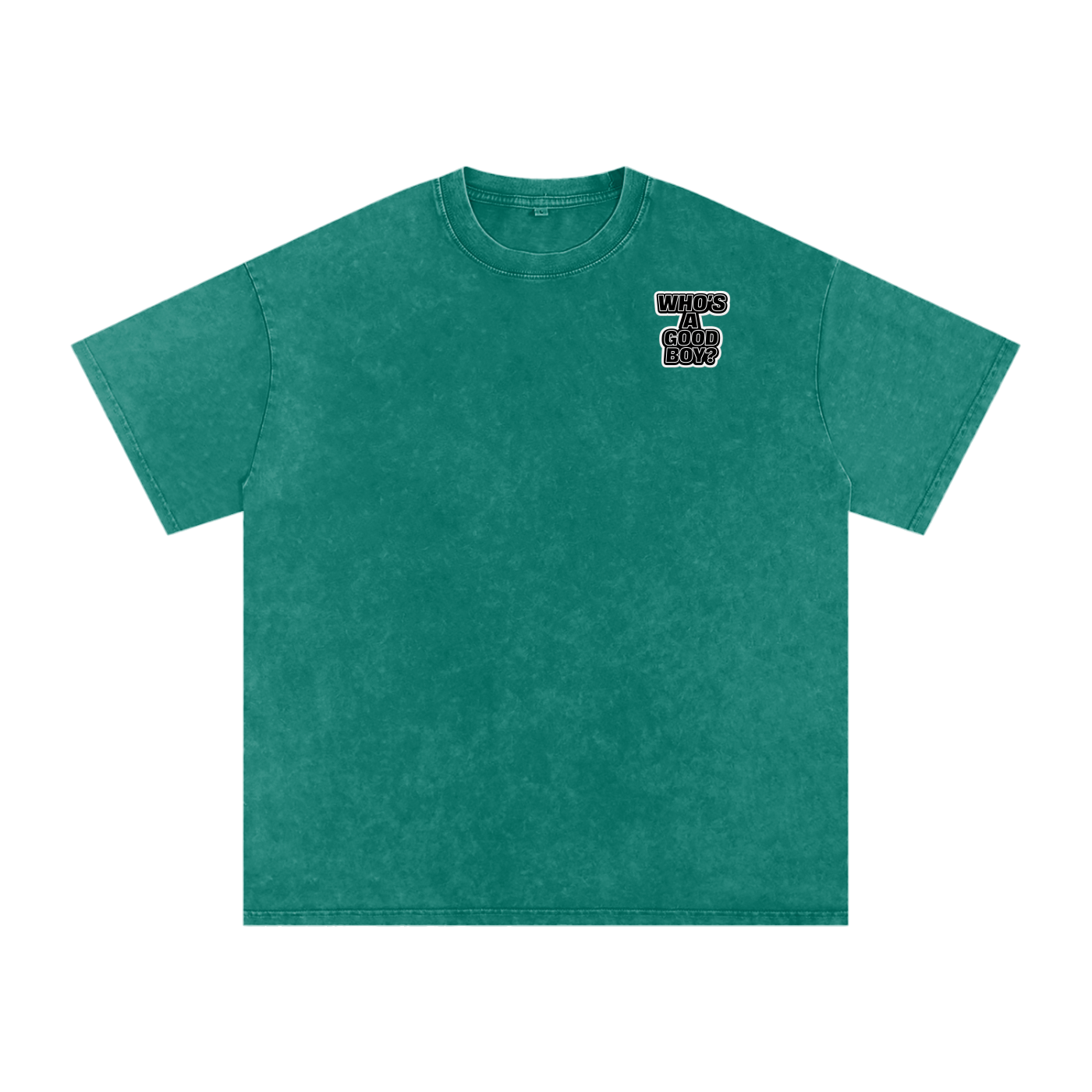 Who’s a GoodBoy Snow Washed Oversized Cotton T-Shirt