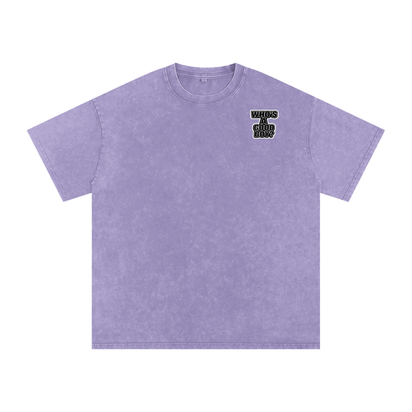 You’re such a Good Boy Snow Washed Oversized Cotton T-Shirt