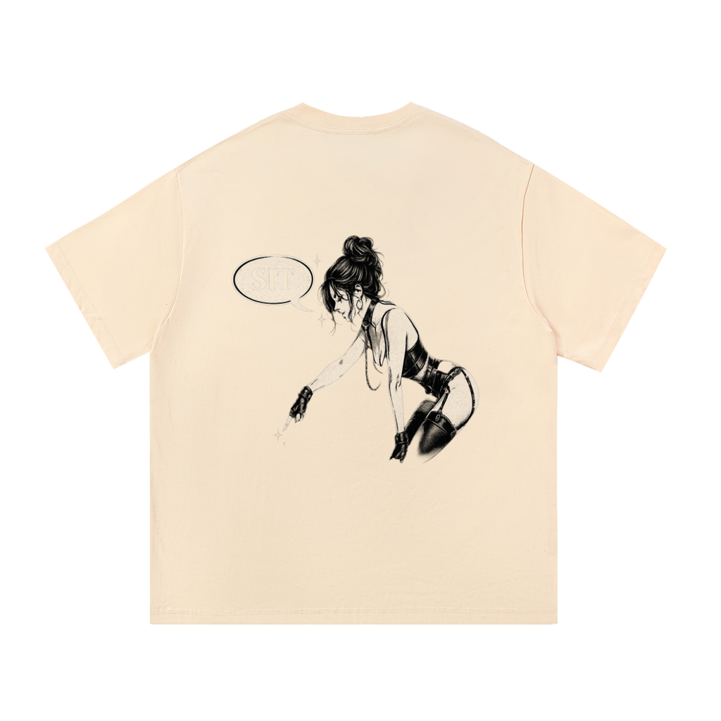 “Sit” Essential Cotton T-Shirt
