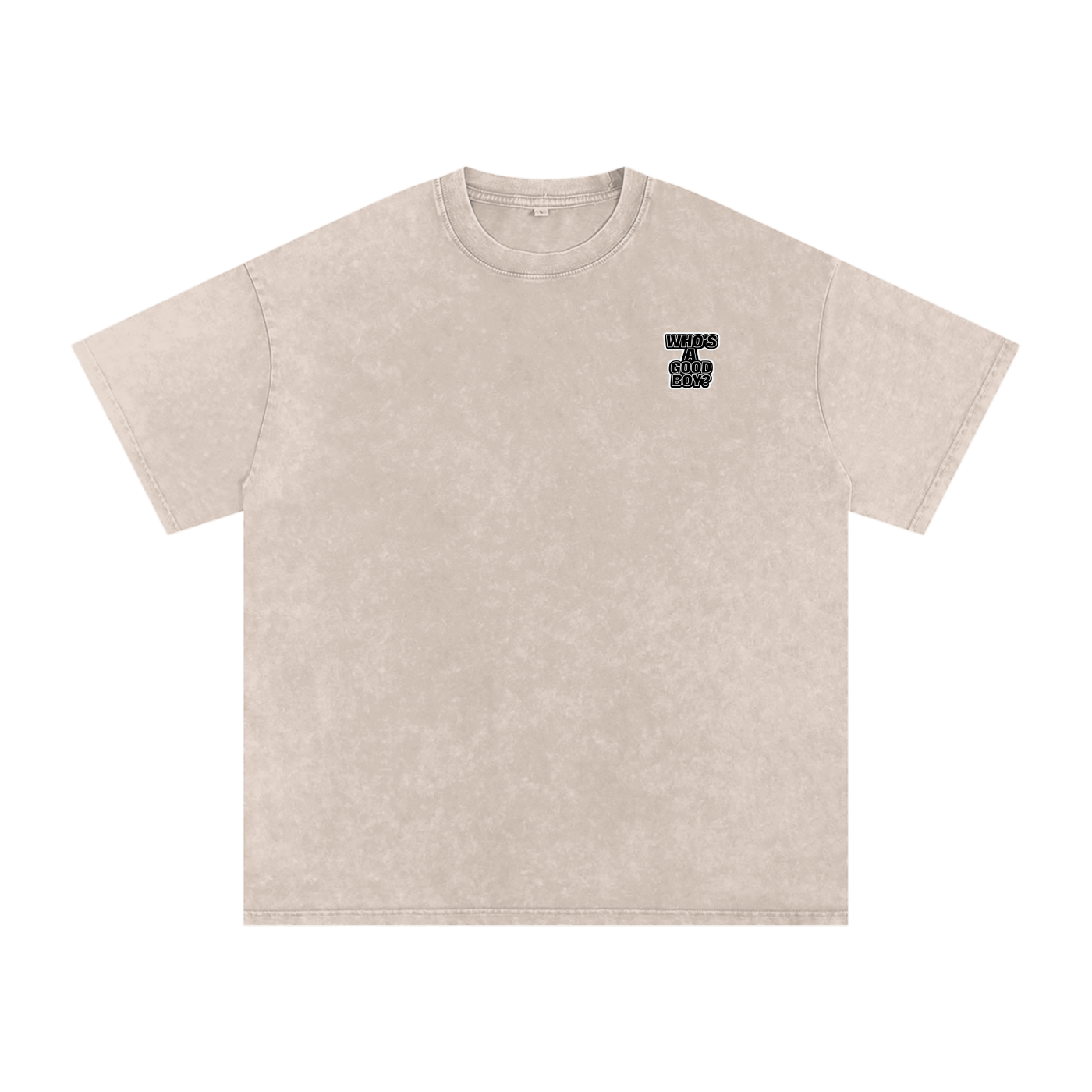 “You’re such a good boy” Snow Washed Oversized Cotton T-Shirt