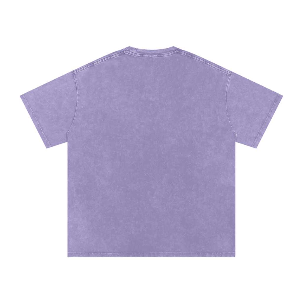 Who’s a Good Boy Never Basic T Snow Washed Oversized Cotton T-Shirt