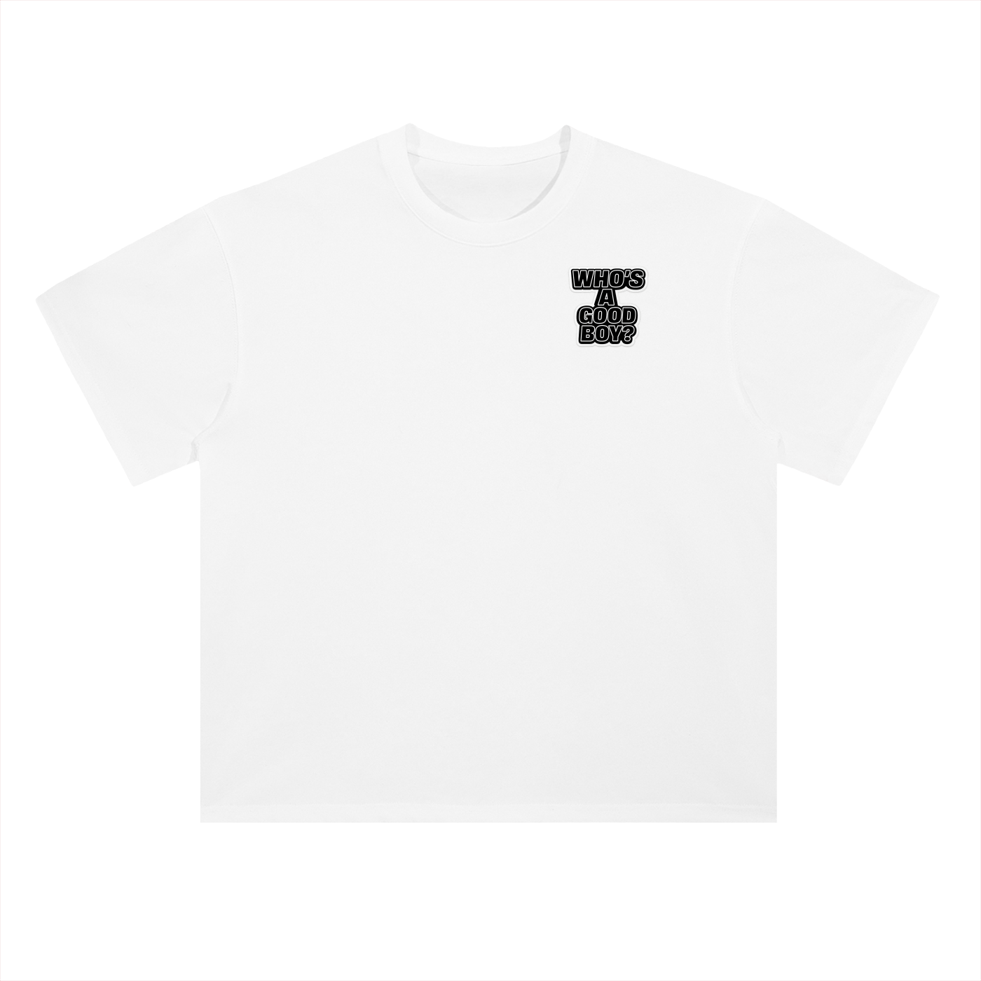 “SIT” Heavyweight Drop Shoulder Cotton T-Shirt