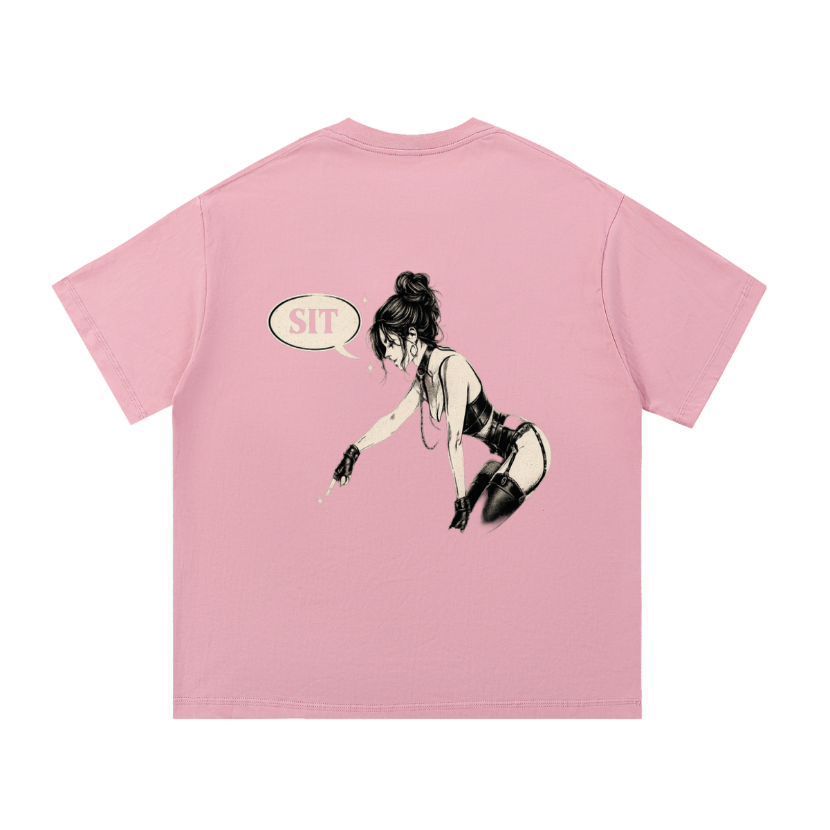 “Sit” Essential Cotton T-Shirt