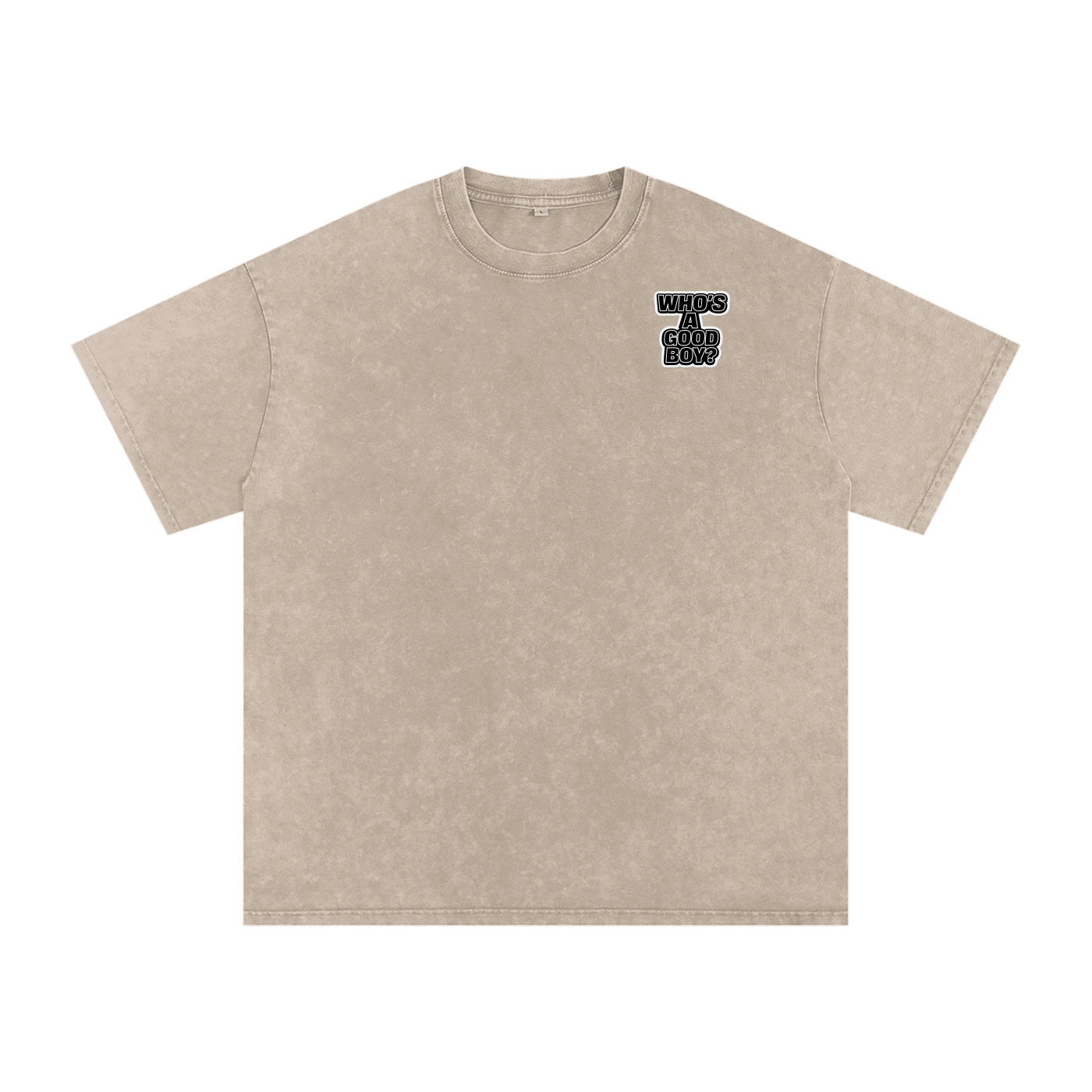 Who’s a GoodBoy Snow Washed Oversized Cotton T-Shirt